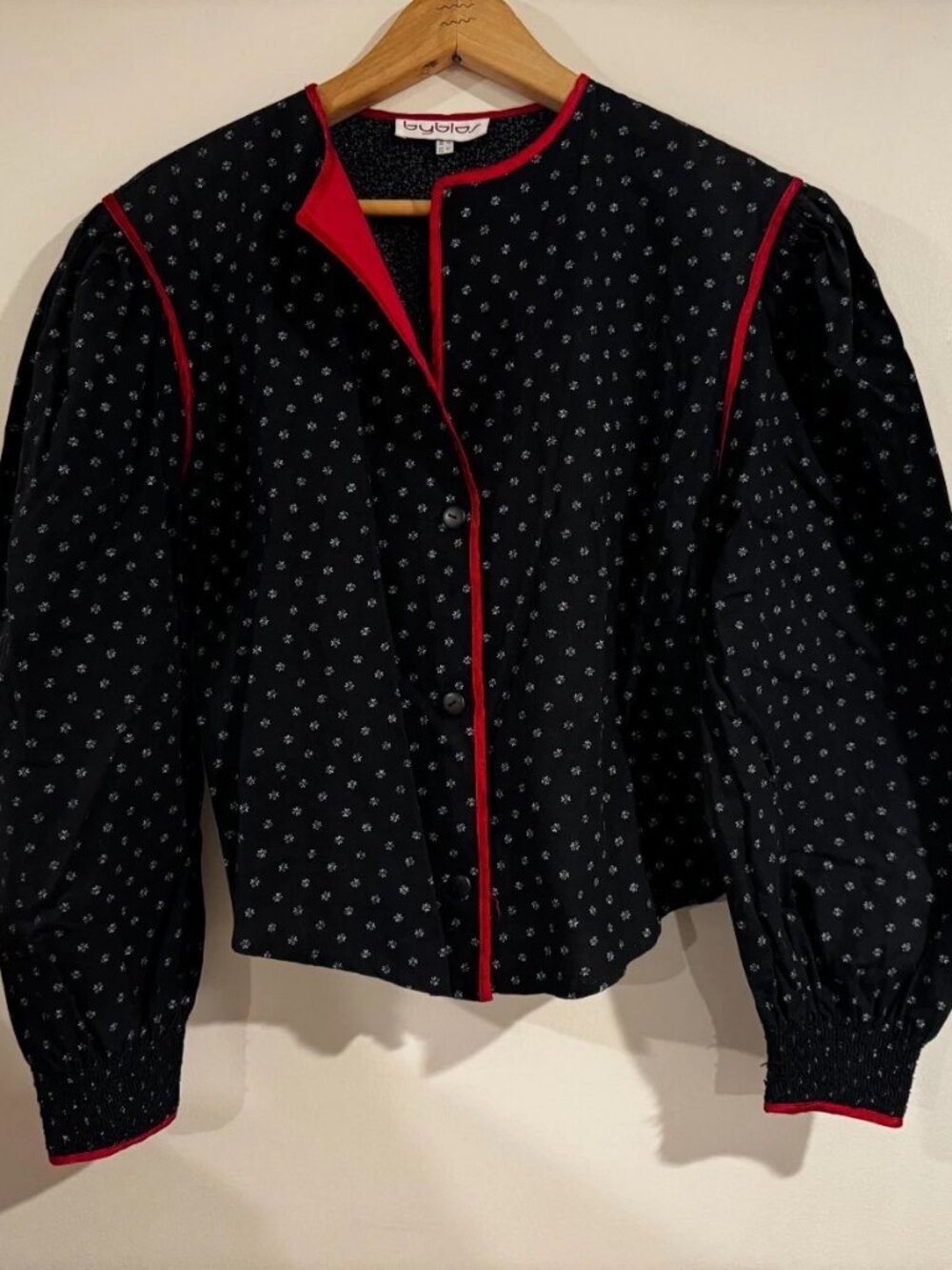 Vintage Byblos Women's Shirt Top Size 4 US Size 30 GB
